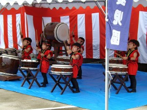 平戸の子供達による和太鼓の演奏