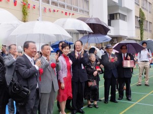 升旗典禮現場