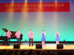 歐開合唱團的美聲演唱,在場觀眾聽得如癡如醉