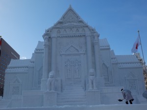 泰國大理石寺雪雕