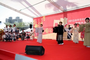 日本指定重要民俗文化財─高山祭、郡上舞展演活動開幕式(照片提供:台中市政府)