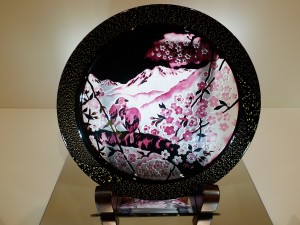 日本の自然「桜と鳥」