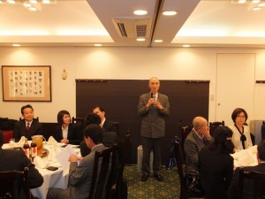 駐橫濱辦事處處長李明宗在會上致詞勉勵研習生把握機會,充實自己