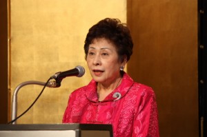 會長吳淑娥致詞感謝名譽會長羅王明珠創會至今的貢獻