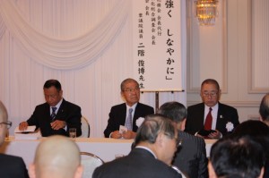 セミナー開始前の大江康弘議員
