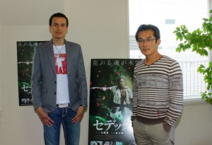ウエイ・ダーション監督と俳優ダーチン氏。映画プロモーションのために来日。