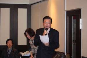 司会を務めた頼浩生総幹事長(新副会長に就任)