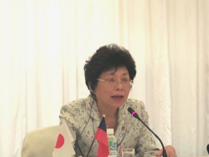 台日観光推進協議会賴瑟珍会長(議長)