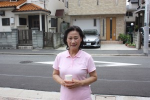 台湾人松山さんも中津川前議員、石井候補予定者の応援団のひとり