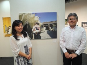 貓夫人最欣賞的日本攝影師星野俊光(左)也到場支持