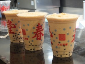 台灣道地口味的珍珠奶茶，開賣不到4個小時就賣光了