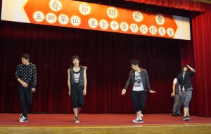 高校生のダンス