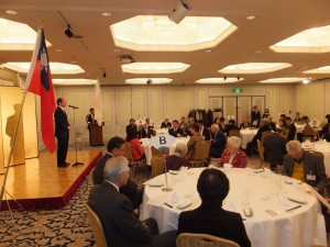駐橫濱辦事處處長粘信士應邀出席並致詞呼籲大家持續推動靜岡與台灣的各項交流