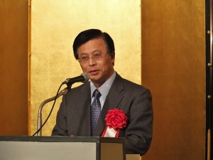 駐日副代表陳調和致詞表示台日國民間擁有共同價值,是最珍貴的資產
