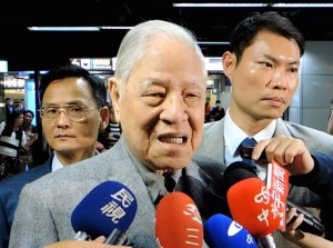元中華民国総統の李登輝氏(写真提供:中央社)