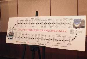 台日同名車站活動,讓日本旅客有機會可以到台灣當一日站長