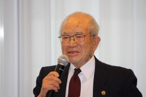 高座日台の会の野口毅名誉会長