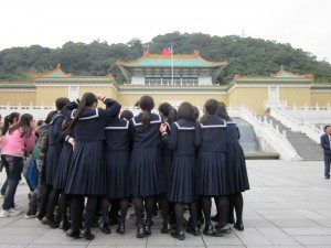 台湾への修学旅行を行っている熊本大津高校