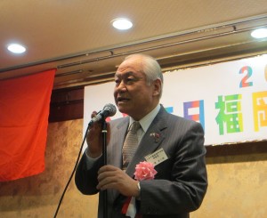 協賛する九州不動産専門学院・小菅亥三郎理事長