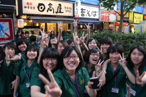 台北市立第一女子高級中学の生徒たち