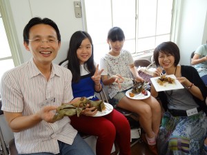 理事張原銘說、粽子是幸福的家鄉味