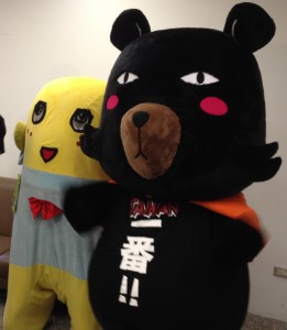 ふなっしーとOh!Bearが夢の共演(写真提供:台湾観光局)