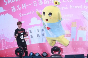 台湾でも元気な姿を魅せるふなっしー(写真提供:台湾観光局)