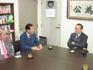 平沼氏との面会の様子