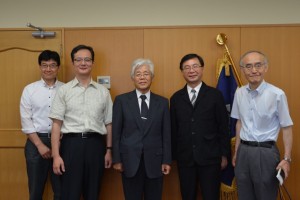 台北駐日經濟文化辦事處拜訪山梨縣立大學,希望促進該校與台灣的大學進行學術交流