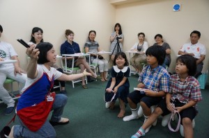 開幕當天也進行模擬示範教學