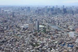地上350メートルからの風景