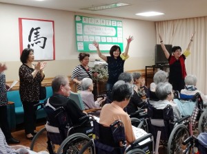 會員分散場邊帶動氣氛