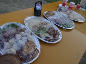 義工花費兩天時間準備的料理