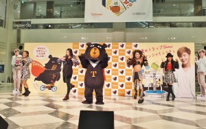 台灣觀光局超級組長喔熊和日本美少女團體J☆Dee’Z表演