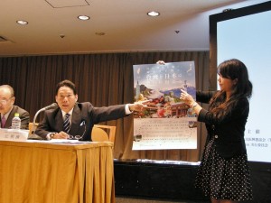 台灣觀光協會江明清也在記者會上介紹台日觀光現況