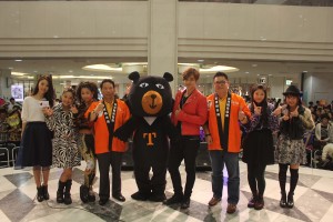 ショウ・ルオ（右４）が来日で台湾観光をPR