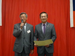 陸會長感謝中華航空對該會參加神戶祭慷慨贊助經費