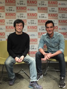 KANOの魏德聖プロデューサー(左)と馬志翔監督(右)による記者会見が行われた。