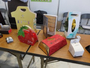 台湾企業epackageはデザイン性に優れたパッケージをアピールした。
