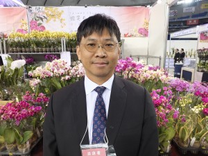 台湾蘭花産銷発展協会の高紀清理事長