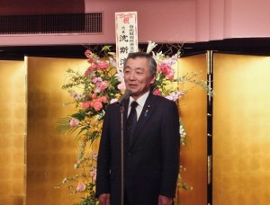 神奈川日華親善協會代理會長松本純致詞，表示自己將接任會長一職，將持續促進台日交流