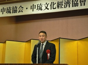 中琉文化經濟協會理事長謝國棟希望能增進文化體育等交流
