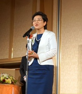上橋菜穗子表示《鹿之王》是她在轉換期時撰寫的作品，此次獲獎等於是再度獲得大家的肯定