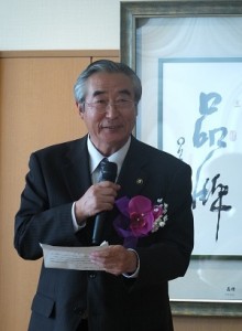 渋川市市長阿久津貞司致詞