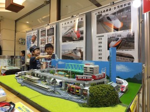 久里浜駅ウィング4階では台鉄についての展示も行った