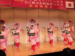 山形花笠舞蹈是山形夏季祭典時的著名傳統舞蹈