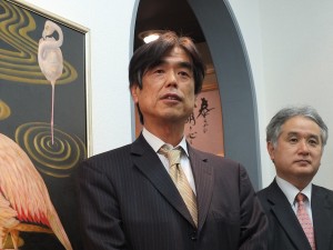 泰明画廊の壇上正憲社長
