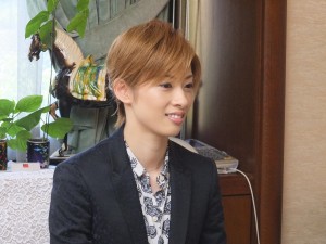 初の台湾公演に期待をよせる明日海りおさん