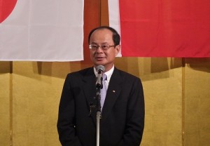 駐日代表沈斯淳致詞感謝在日僑界支持政府,並為台日關係盡心盡力