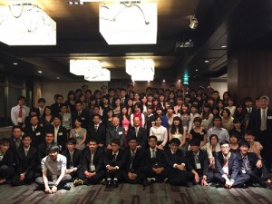 駐日代表處舉辦歡迎晚會,招待近百位參加第10屆台日學生會議活動學生